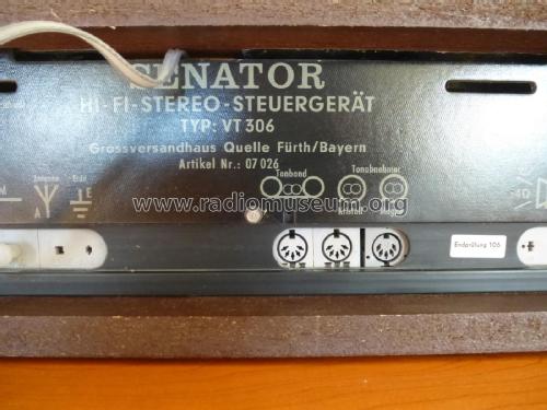 Senator Volltransistor VT306; QUELLE GmbH (ID = 2725620) Radio