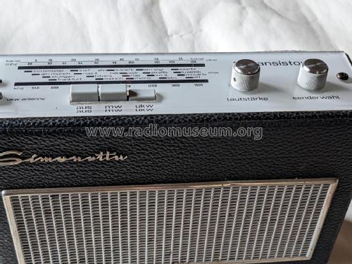 Simonetta 10 Transistor ; QUELLE GmbH (ID = 3177224) Radio