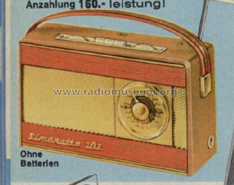 Simonetta 202; QUELLE GmbH (ID = 259747) Radio