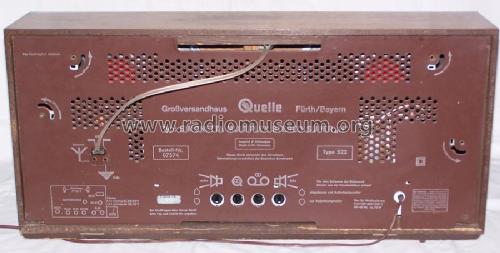 Simonetta Multiplex Stereo-Super 'N' 522 Bestell Nr.: 07574; QUELLE GmbH (ID = 281221) Radio