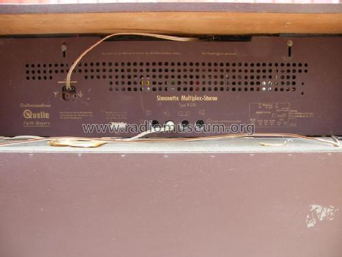 Simonetta Multiplex Stereo R528; QUELLE GmbH (ID = 858638) Radio