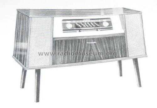 Simonetta Vollstereo Konzertschrank Bestellnummer 06527 ; QUELLE GmbH (ID = 1760154) Radio