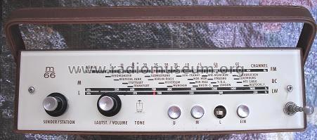 Transistorkoffer Modern M66 Art.-Nr.09254; QUELLE GmbH (ID = 870473) Radio