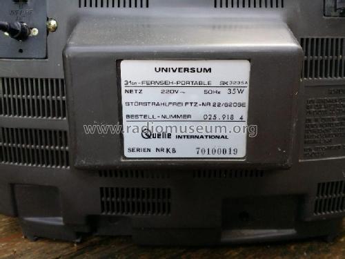 Universum - 31cm-Fernseh-Portable SK3235A - 025-9184; QUELLE GmbH (ID = 1853103) Television