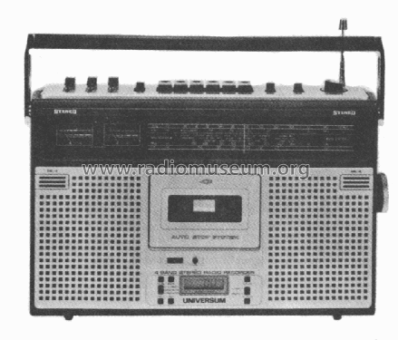 Universum 4 Band Stereo Radio Recoder mit Digitaluhr CTR 2391U Bestell.-Nr. 009.326 0.; QUELLE GmbH (ID = 2763119) Radio