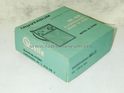 Universum All Transistor TR2325 BN 07880; QUELLE GmbH (ID = 2369243) Radio