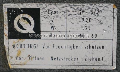 Universum - Gitarren Verstärker GV 8/2; QUELLE GmbH (ID = 1779934) Ampl/Mixer