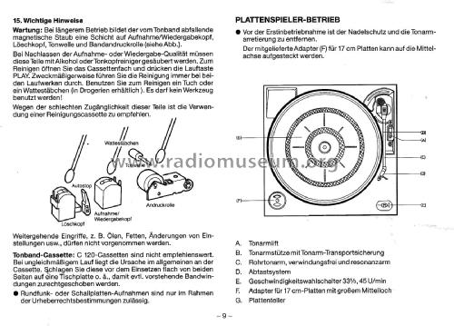 Universum HIFI Music Center VTCF 3096A; QUELLE GmbH (ID = 2096336) Radio