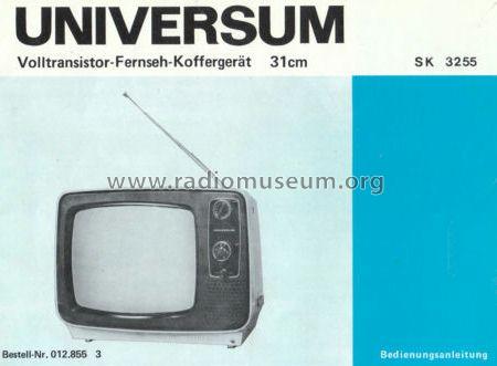 Universum SK 3255; QUELLE GmbH (ID = 1164801) Televisore