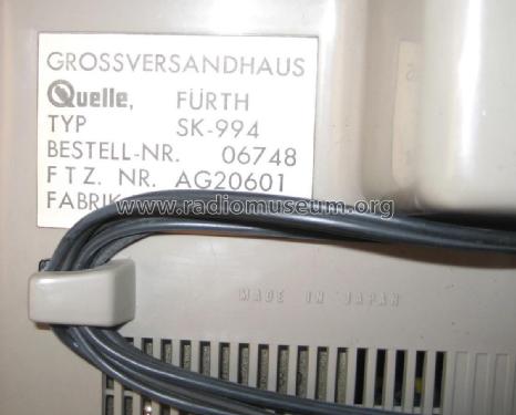 Universum SK-994 06748; QUELLE GmbH (ID = 1837895) Television