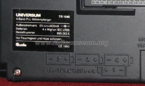 Universum TR1040; QUELLE GmbH (ID = 738349) Radio
