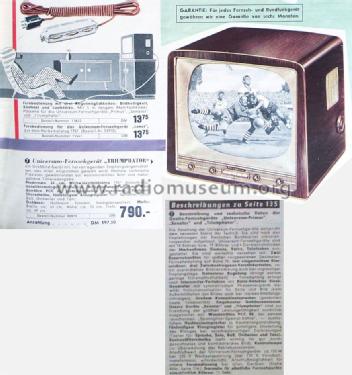 Universum 'Triumphator' 03913; QUELLE GmbH (ID = 821699) Television