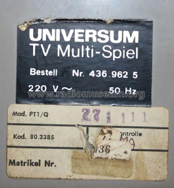 Universum TV Multi-Spiel Bestell Nr. 436.962 5; QUELLE GmbH (ID = 1480927) Misc