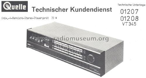 VT345; QUELLE GmbH (ID = 2826470) Radio