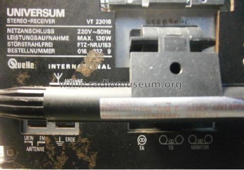 Universum Stereo Receiver VT-23016; QUELLE GmbH (ID = 1468257) Radio