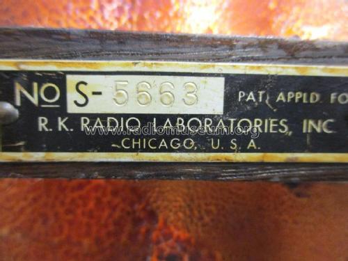 Radio Keg RKS-5; R.K. Radio (ID = 2294548) Radio