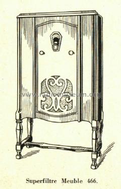 Super-Filtre 466U; RR Radio R.R. Radio; (ID = 1494010) Radio