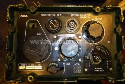 Clansman Antenna Tuner Tuner Unit RF25-W ; Mullard Equipment (ID = 1917296) Antenna