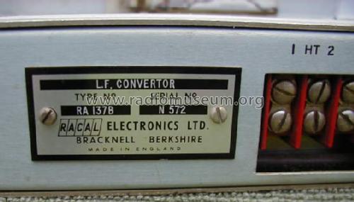 LF Converter RA-137; Racal Engineering / (ID = 590232) Converter