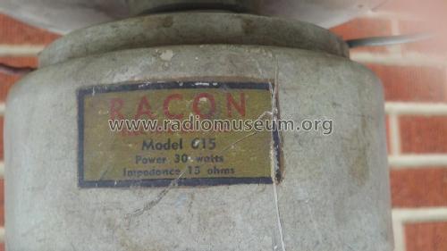 615; Racon Electric Co., (ID = 1931955) Speaker-P