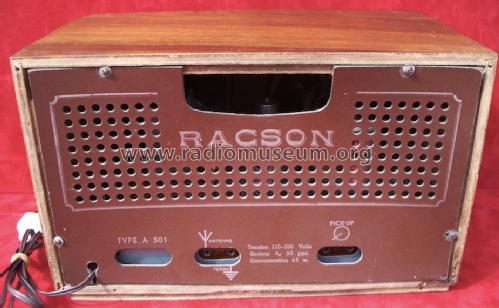 A 501; Racson, Paris (ID = 2975082) Radio