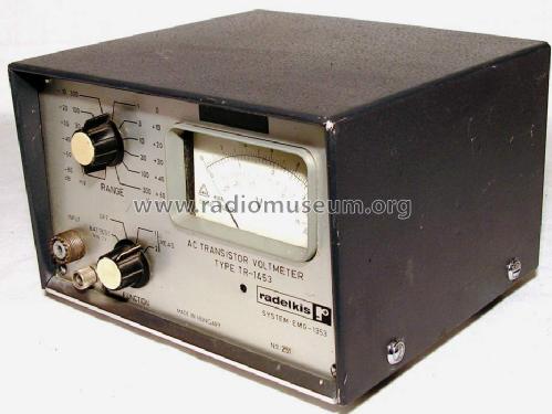 A.C. Transistor Voltmeter 1353 - TR-1453; Radelkis Ktsz.; (ID = 1094347) Equipment