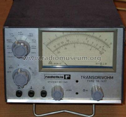 Transorivohm 1346 - TR-1407; Radelkis Ktsz.; (ID = 967103) Equipment