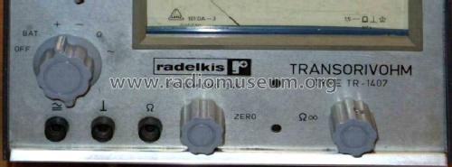 Transorivohm 1346 - TR-1407; Radelkis Ktsz.; (ID = 967105) Equipment