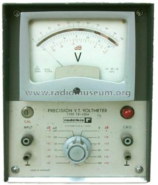 Tube Voltmeter 1322/TR-1204; Radelkis Ktsz.; (ID = 1510714) Equipment