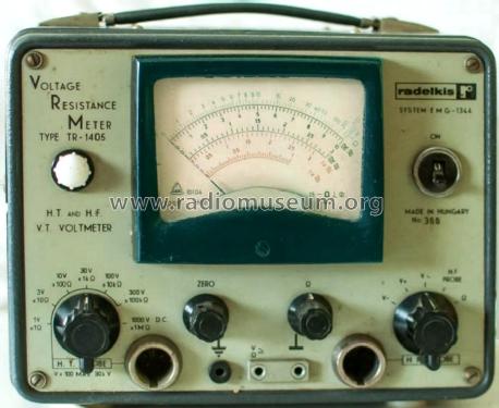 Voltage Resistance Meter HT & HF 1344 / TR-1405; Radelkis Ktsz.; (ID = 1682746) Equipment