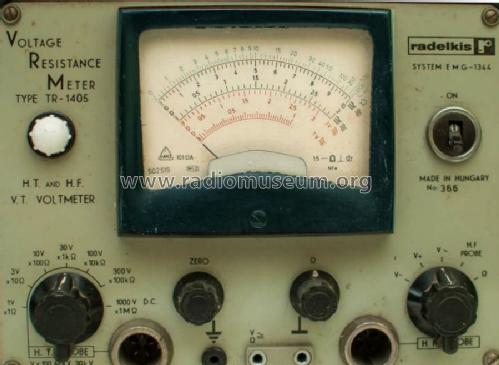 Voltage Resistance Meter HT & HF 1344 / TR-1405; Radelkis Ktsz.; (ID = 1682747) Equipment