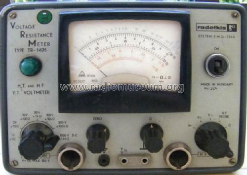 Voltage Resistance Meter HT & HF 1344 / TR-1405; Radelkis Ktsz.; (ID = 970803) Equipment