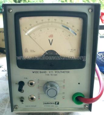 Wide Band V.T. Voltmeter TR-1301 System EMG 1324; Radelkis Ktsz.; (ID = 2378911) Ausrüstung