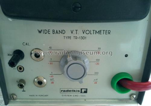 Wide Band V.T. Voltmeter TR-1301 System EMG 1324; Radelkis Ktsz.; (ID = 2378915) Equipment
