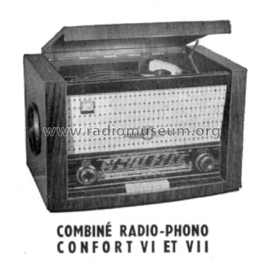 Confort VII Combiné Radio-Phono ; Radialva, Véchambre (ID = 1376829) Radio