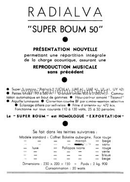 Super Boum 50; Radialva, Véchambre (ID = 2317424) Radio