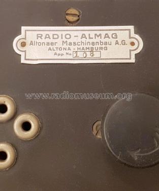 1-Röhren-Empfänger EL1; Radio-Almag; Altona (ID = 2797034) Radio