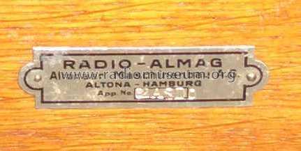 Detektor-Empfänger ; Radio-Almag; Altona (ID = 463620) Crystal