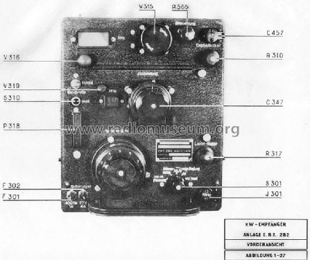 Émitteur-Récepteur / KW-Funkgerät ERT282; MILITARY France, (ID = 1287828) Mil TRX