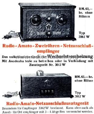 3012W; Radio-Amato, Otto (ID = 1515045) Power-S