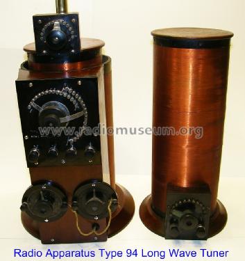 Long Wave Tuner Type 94; Radio Apparatus Co.; (ID = 1577103) mod-pre26