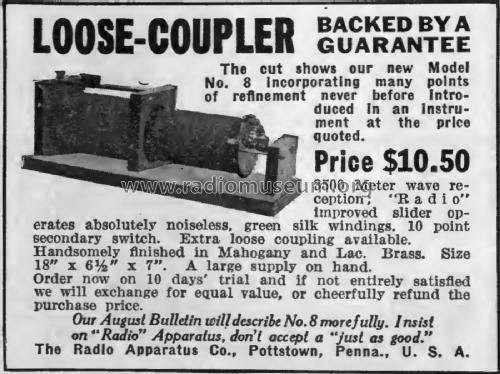 Loose Coupler No. 8; Radio Apparatus Co.; (ID = 1989499) mod-pre26