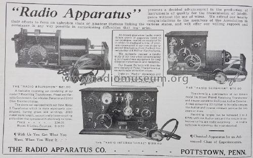 Radio International ; Radio Apparatus Co.; (ID = 2528628) Radio