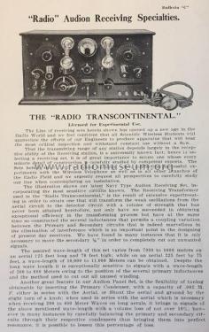 Radio Transcontinental ; Radio Apparatus Co.; (ID = 2528682) Radio