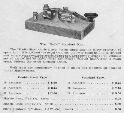 Standard Key ; Radio Apparatus Co.; (ID = 2286848) Morse+TTY