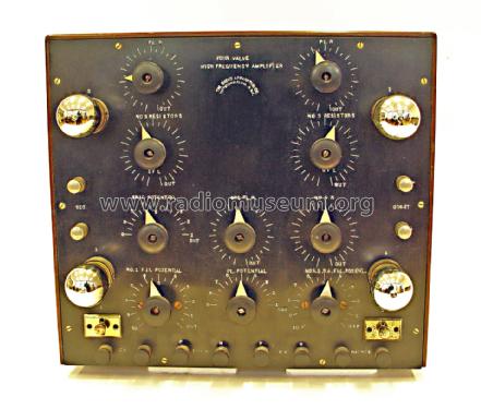 High Frequency Amplifier ; Radio Apparatus Co.; (ID = 2362252) RF-Ampl.