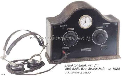 Detektor-Empfänger ; Radio Bau (ID = 2310) Cristallo