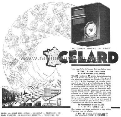 Célard R5; Radio-Célard, Ergos, (ID = 1731296) Radio