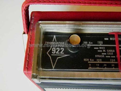 Transistor Capte 922; Radio-Célard, Ergos, (ID = 1948544) Radio