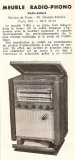 Célard Meuble Radio-Phono 7002; Radio-Célard, Ergos, (ID = 525147) Radio